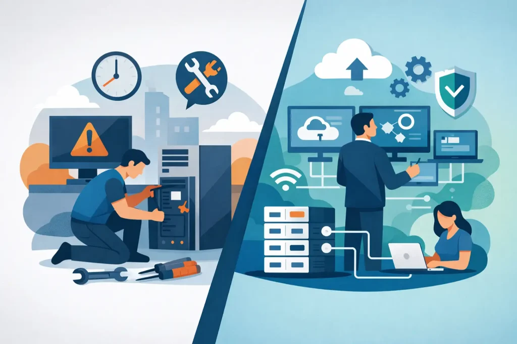 Break Fix vs Managed Support Explained