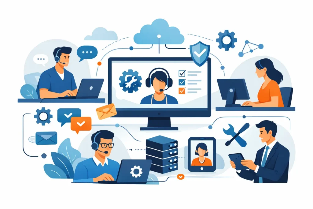 How Managed Helpdesk Support Works
