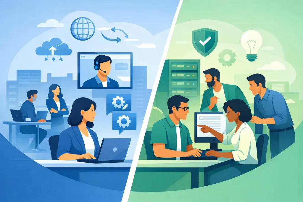 Outsourced IT vs Internal Team: What Fits?