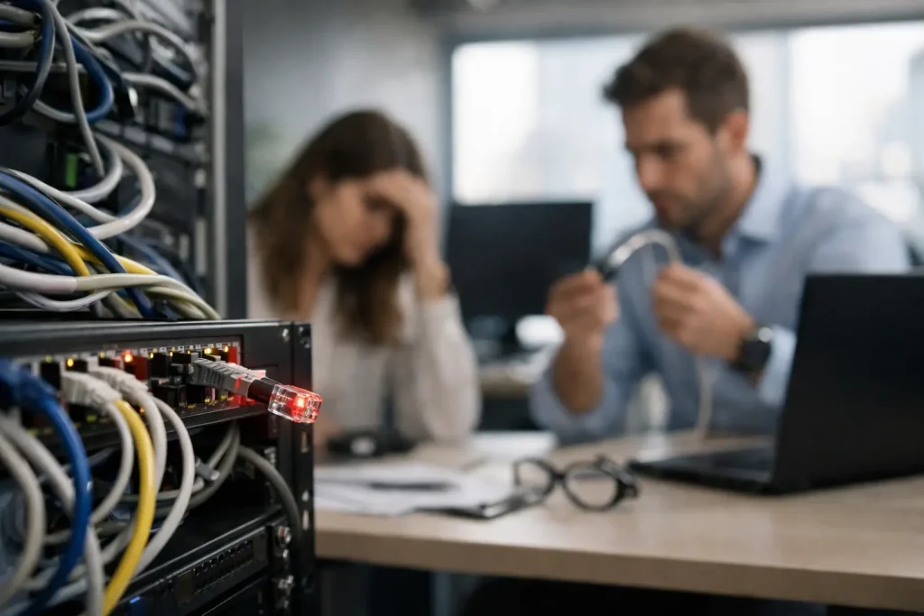 What Causes Office Network Outages at Work?